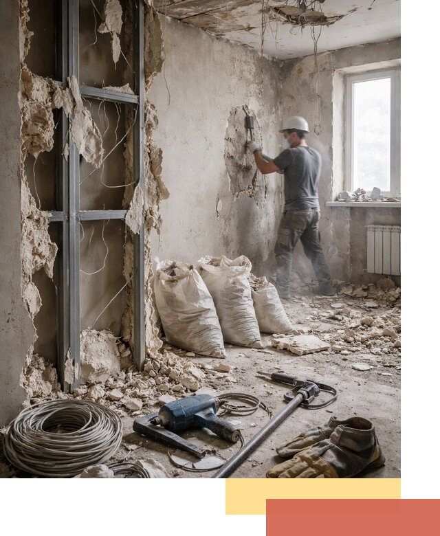 Профессиональный демонтаж зданий и конструкций в Рыбинске