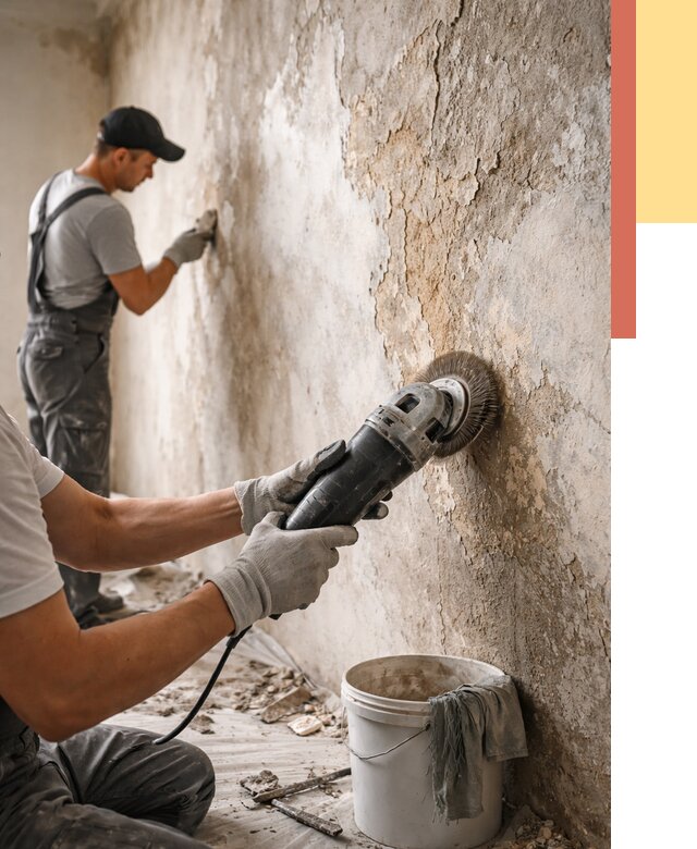 Снятие и удаление краски со стен в Рыбинске от 2186 руб. — ОТДЕЛОЧНИК-Рбн