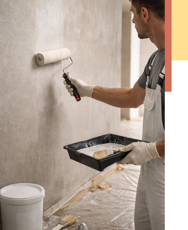 Грунтовка стен в Рыбинске от 2290 руб. м2 — быстро, недорого, с материалом | ОТДЕЛОЧНИК-Рбн