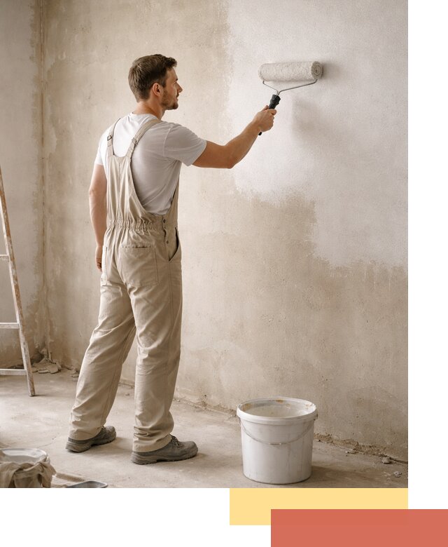 Грунтовка стен под отделку в Рыбинске профессиональным раствором