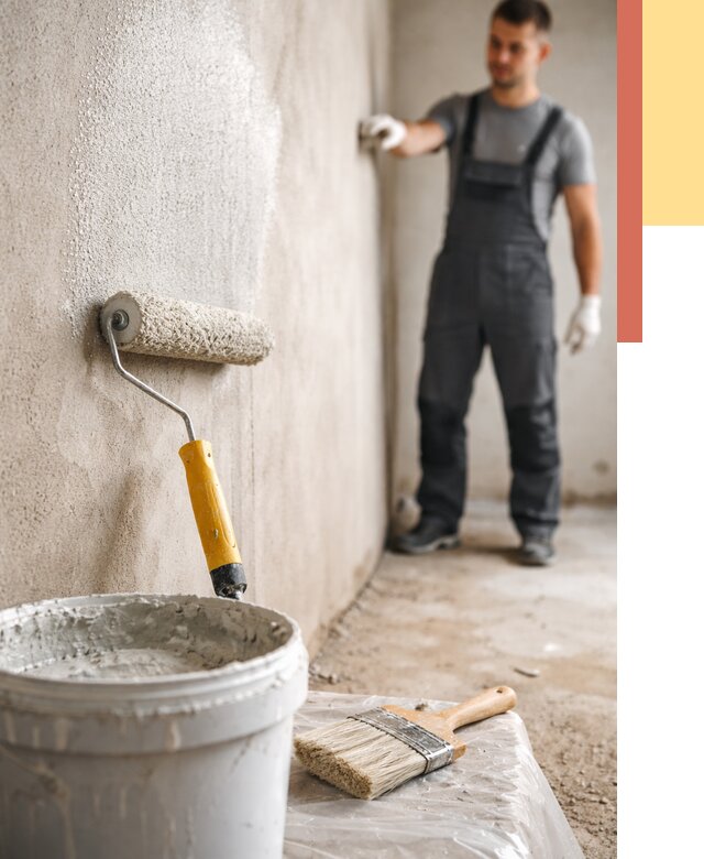 Нанесение бетоноконтакта на стены в Рыбинске от 4371 руб. быстро и недорого | ОТДЕЛОЧНИК-Рбн