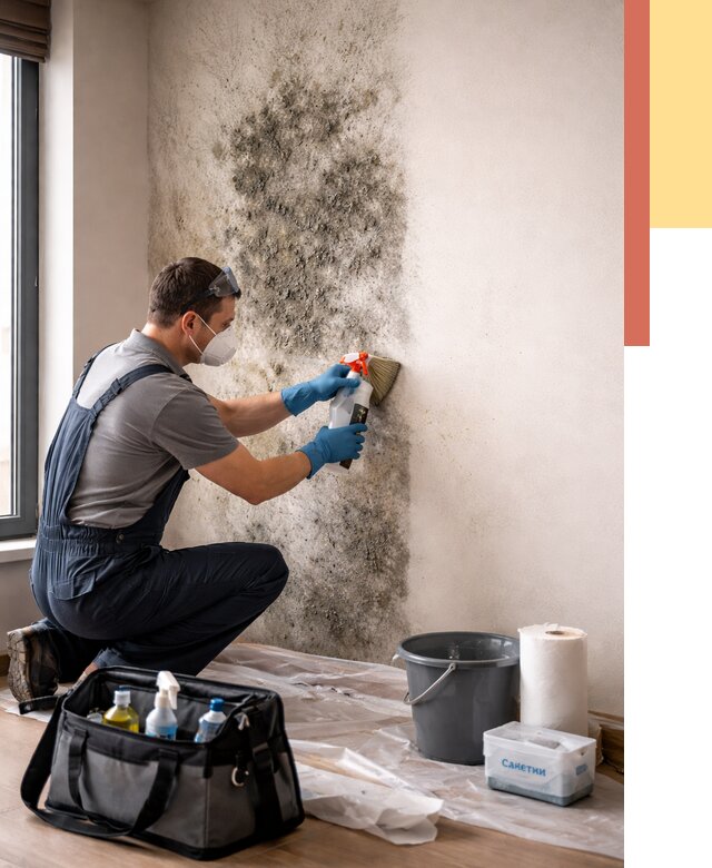 Удаление плесени со стен в Рыбинске от 2238 руб. — быстро и недорого | ОТДЕЛОЧНИК-Рбн