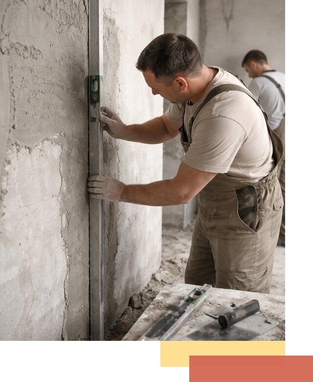 Установка штукатурных маяков в Рыбинске с гарантией качества