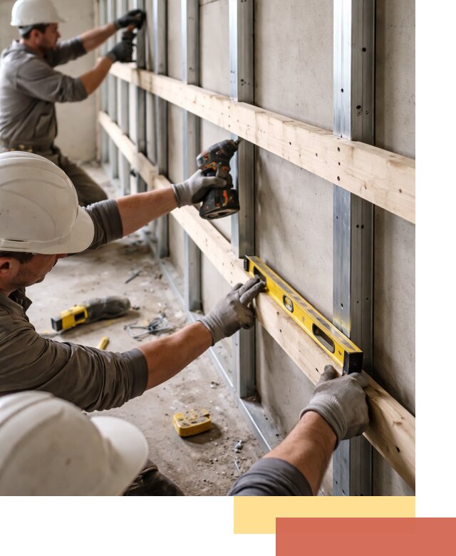 Устройство обрешетки под панели в Рыбинске