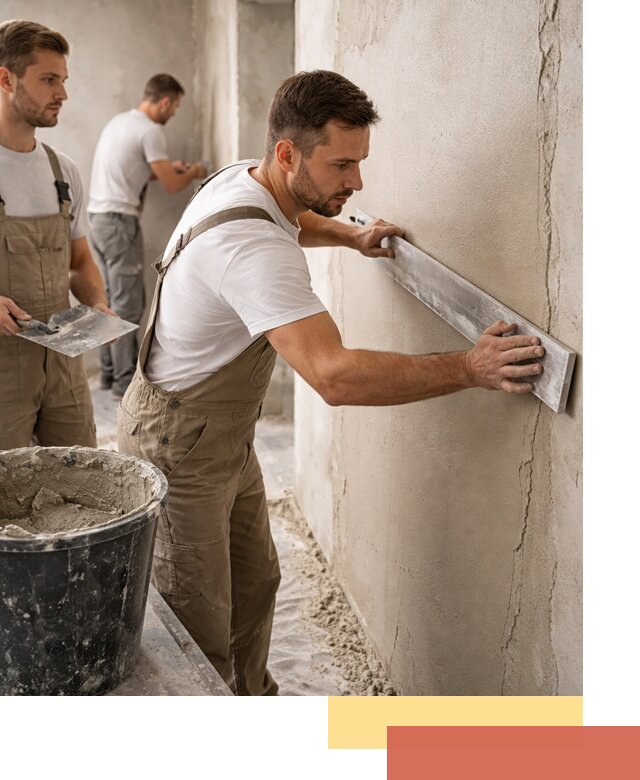 Штукатурка стен без маяков в Рыбинске быстро и качественно