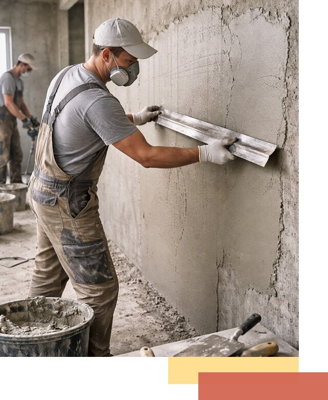 Штукатурка бетонных стен в Рыбинске качественно и долговечно