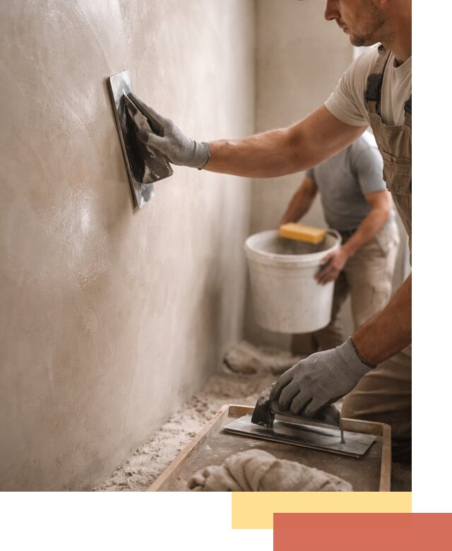 Нанесение марокканской штукатурки таделакт в Рыбинске