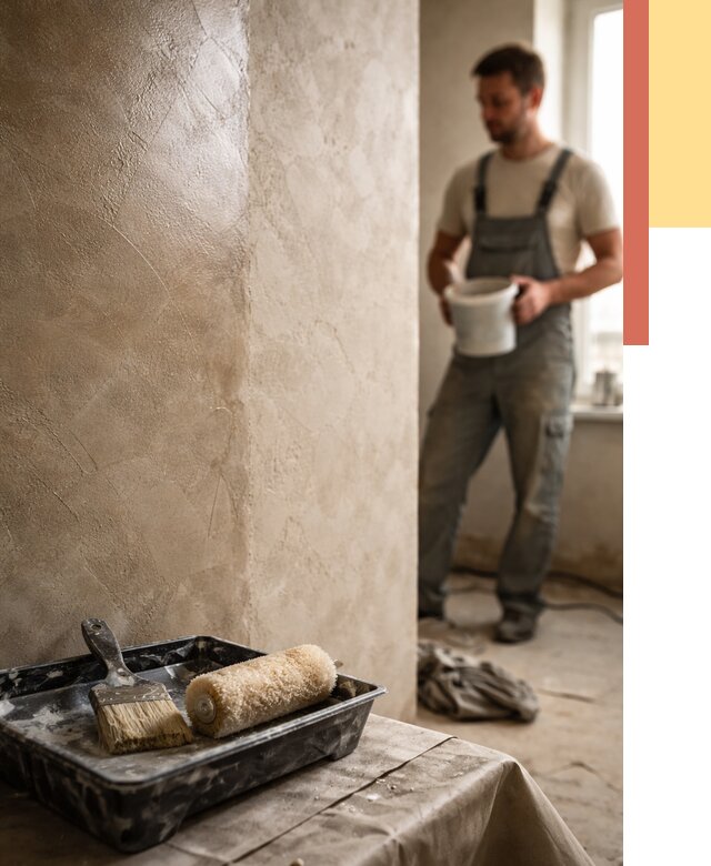 Нанесение воска на штукатурку в Рыбинске от 3643 руб. | Услуги ОТДЕЛОЧНИК-Рбн