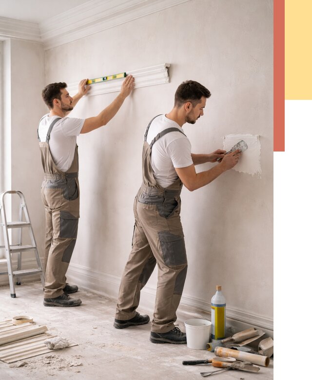 Монтаж лепнины на стены в Рыбинске от 4684 руб. — недорого, быстро | ОТДЕЛОЧНИК-Рбн