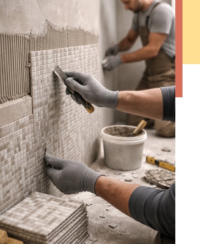 Облицовка стен мозаикой в Рыбинске от 3331 руб/м2 — укладка мозаики на стены | ОТДЕЛОЧНИК-Рбн