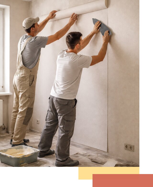 Поклейка виниловых обоев в Рыбинске профессионально и качественно