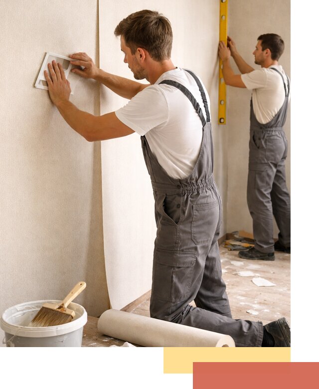 Поклейка бумажных обоев в Рыбинске качественно и недорого