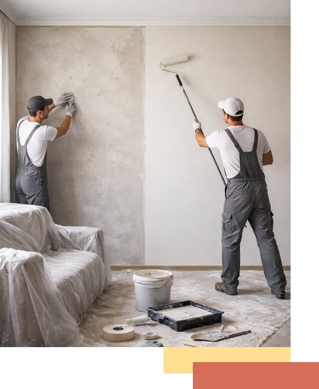 Покраска стен антивандальной краской в Рыбинске