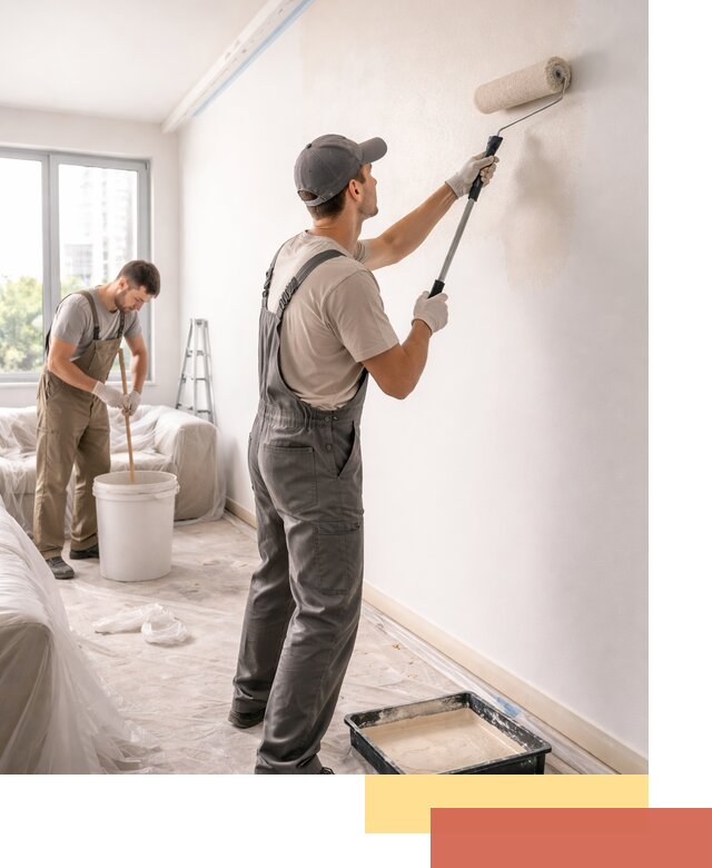 Покраска стен в офисе в Рыбинске — быстрый и качественный ремонт