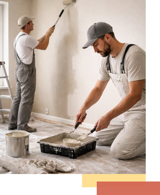 Покраска стен в квартире в Рыбинске — профессионально и аккуратно