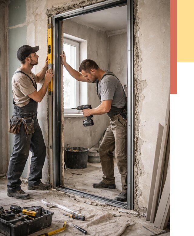 Закладка дверного проема в Рыбинске от 3643 руб. — быстро и недорого | ОТДЕЛОЧНИК-Рбн