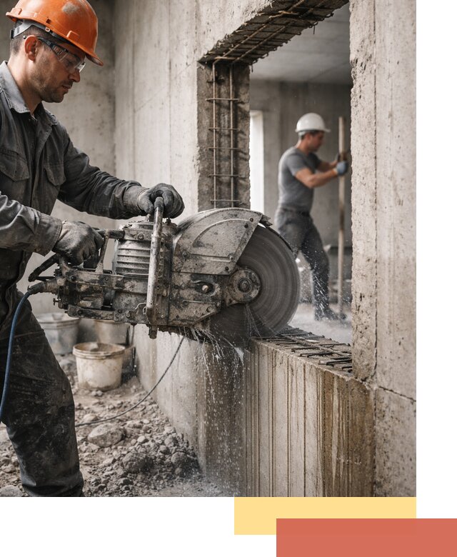 Алмазная резка проемов в Рыбинске быстро и точно