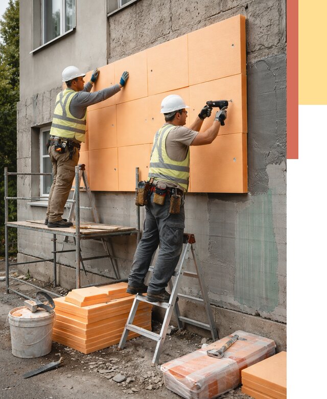 Утепление стен пеноплексом в Рыбинске от 1925 руб./м2 — быстро и недорого | ОТДЕЛОЧНИК-Рбн