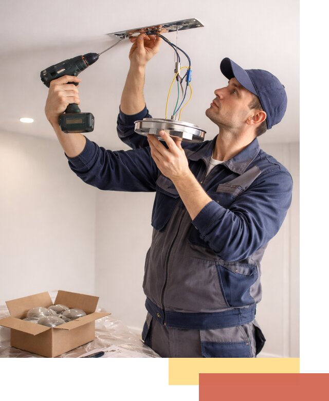 Установка люстры в натяжной потолок в Рыбинске