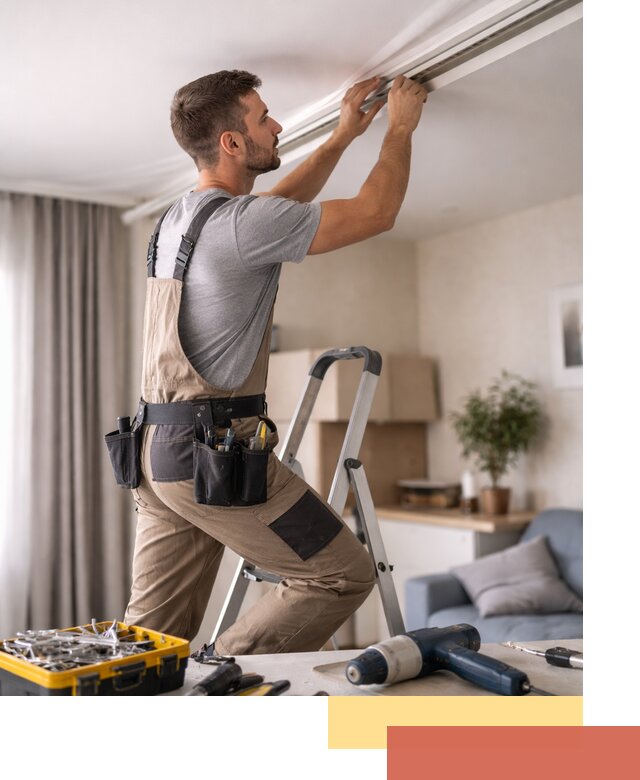 Ремонт натяжных потолков в Рыбинске — качественно и оперативно