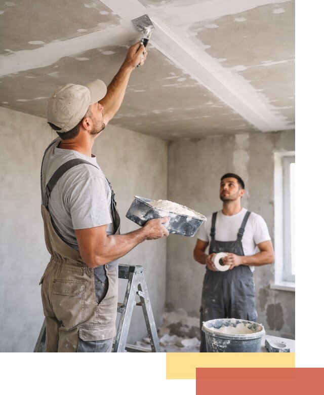 Обработка швов потолка ГКЛ в Рыбинске: качественная заделка и шпатлевка