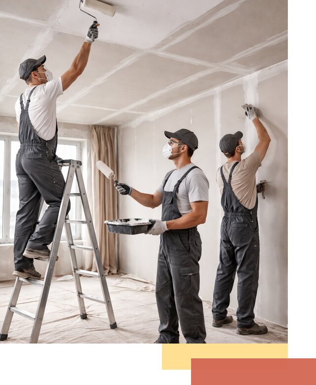 Покраска потолка из гипсокартона в Рыбинске качественно и недорого