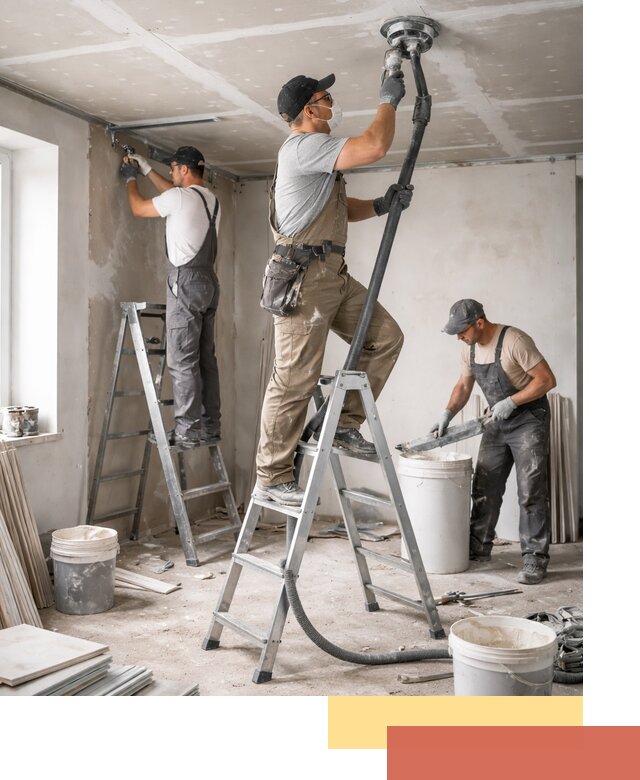 Ремонт потолка из гипсокартона в Рыбинске: быстрый и качественный монтаж