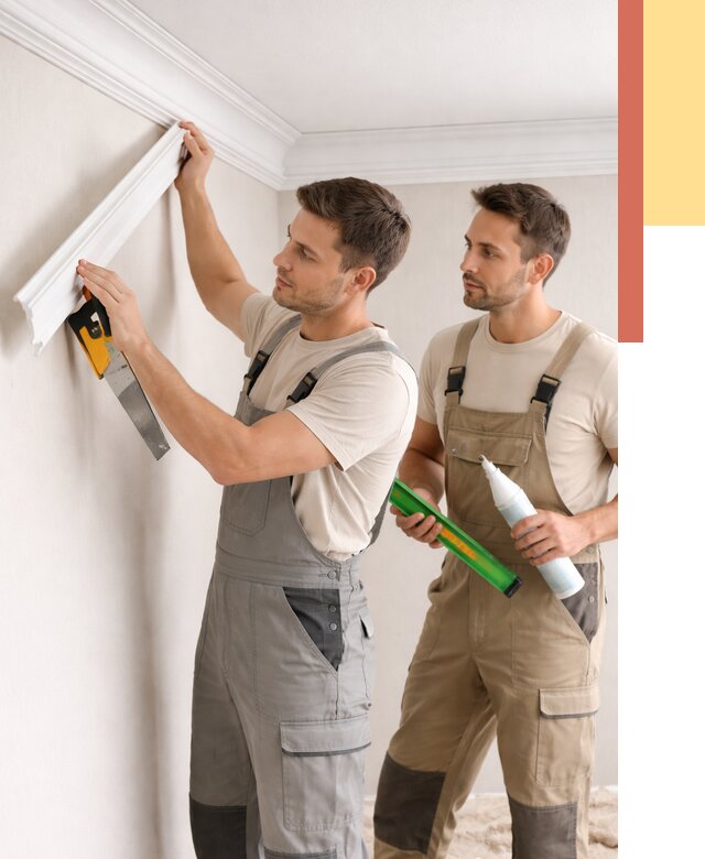 Монтаж потолочного плинтуса в Рыбинске от 2394 руб. — быстро и недорого | ОТДЕЛОЧНИК-Рбн