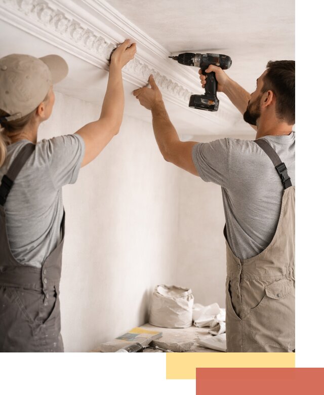 Профессиональный монтаж лепнины на потолок в Рыбинске