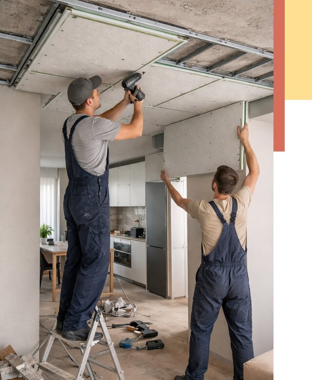 Шумоизоляция потолка панелями зипс в Рыбинске от 1925 руб. под ключ | ОТДЕЛОЧНИК-Рбн